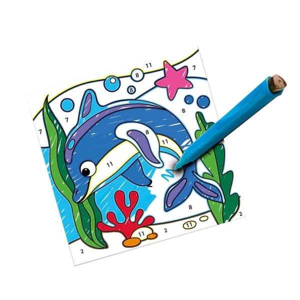 SES Creative Color by Number Triangle Grip Pens