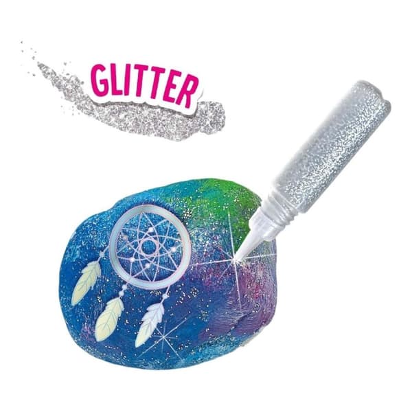 SES Creative Galaxy Stone Painting