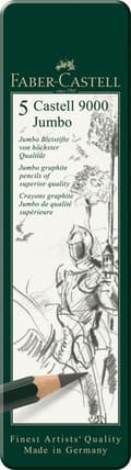 Miniatyrbild 2 av 4: Faber Castell FC-119305 Pencil 9000 Jumbofodral med 5 delar