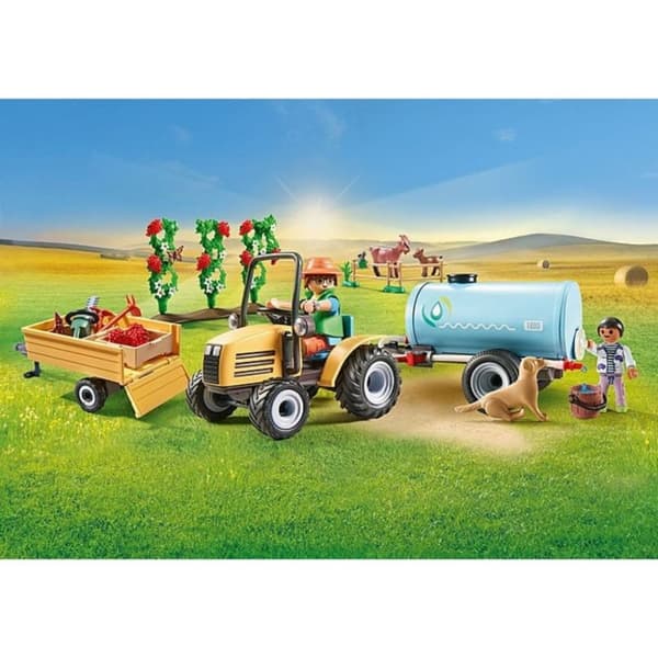 Playmobil 71442 Landtraktor med trailer og vandtank