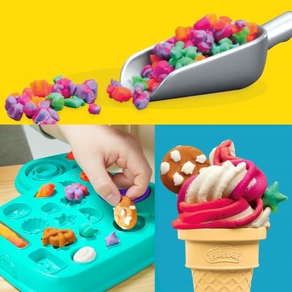 Play-Doh Rainbow Ice Cream Maker legesæt