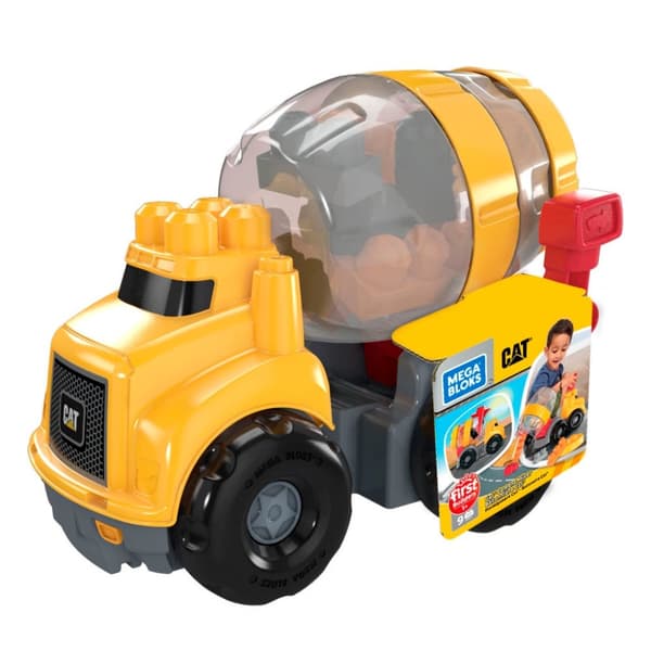 Mega Bloks CAT Cement Truck + Blokke