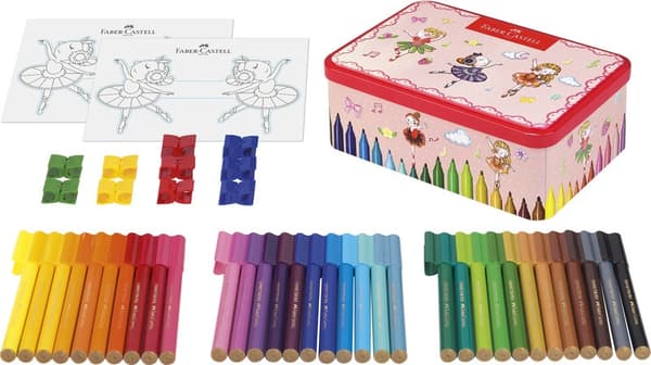 Faber Castell FC-155534 Filtpenna Faber-Castell Connector 33 delar i Ballerina-plåt