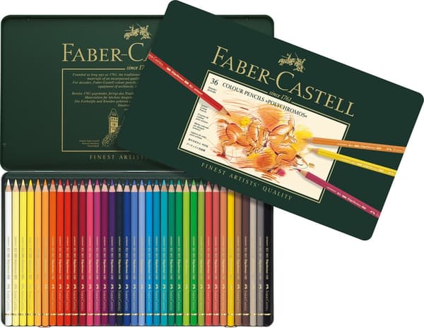 Faber Castell FC-110036 Färgpenna Polychromos Etui med 36 delar