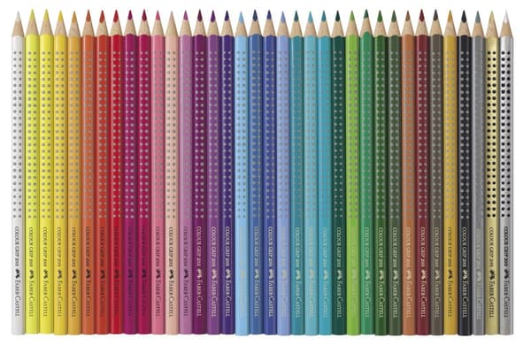 Faber Castell FC-112435 Färgpenna Faber-Castell GRIP metallfodral A 36 delar