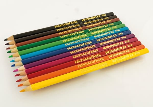 Eberhard Faber EF-511412 Farveblyant Vinder Trekantet assorteret etui med 12 stk.