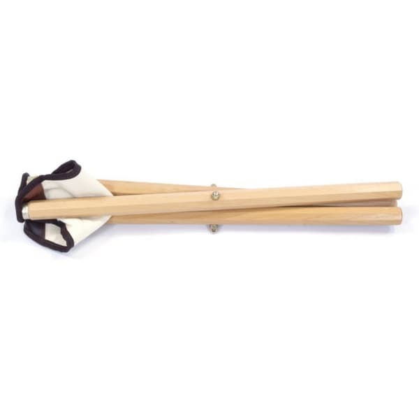 Kangaro K-830075 Bøgetræ maleskammel med lærredssæde 50 cm