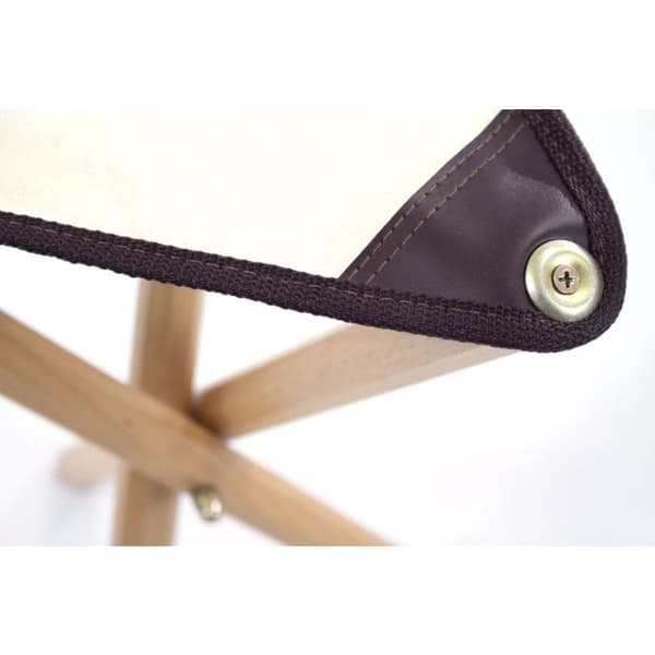 Kangaro K-830075 Bøgetræ maleskammel med lærredssæde 50 cm
