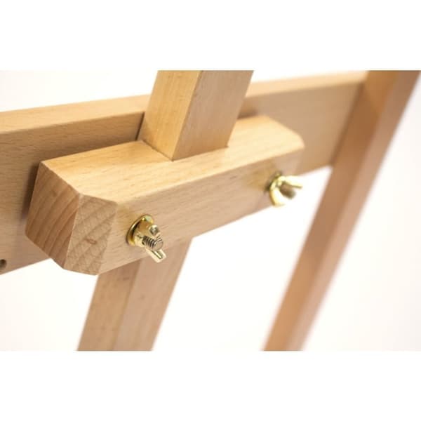 Kangaro K-830005 Atelier Staffli för dukar upp till 125 cm Bokträ/Naturlig