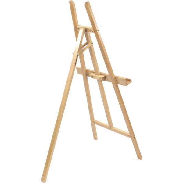 Kangaro K-830005 Atelier Staffli för dukar upp till 125 cm Bokträ/Naturlig
