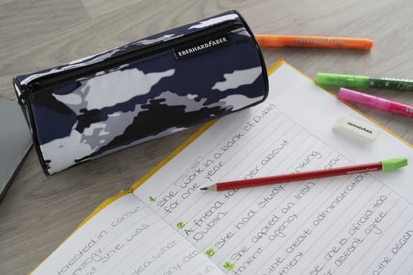 Eberhard Faber EF-577493 Pouch Empty Jumbo Camouflage Blå/grå