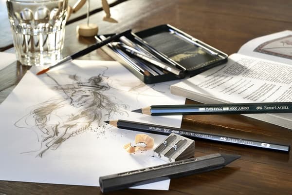 Faber Castell FC-119397 blyantsæt Faber-Castell 9000 Jumbo 5 hårdheder