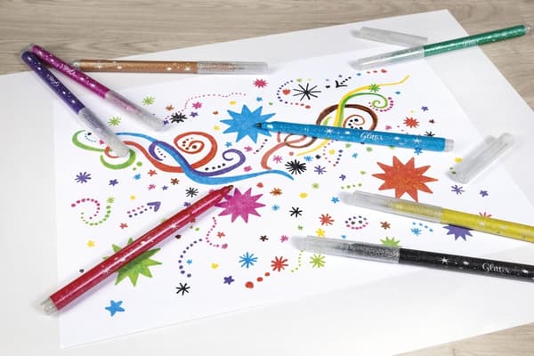 Eberhard Faber EF-551008 Filtpennor Glitter