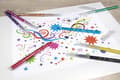 Miniatyrbild 3 av 4: Eberhard Faber EF-551008 Filtpennor Glitter