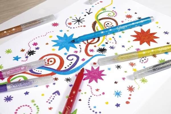 Eberhard Faber EF-551008 Filtpennor Glitter