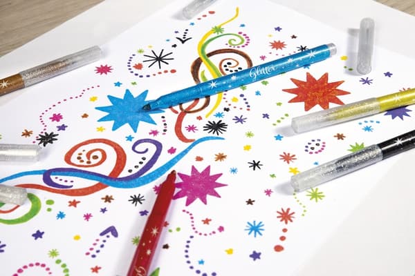 Eberhard Faber EF-551008 Filtpennor Glitter
