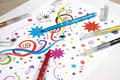 Miniatyrbild 2 av 4: Eberhard Faber EF-551008 Filtpennor Glitter