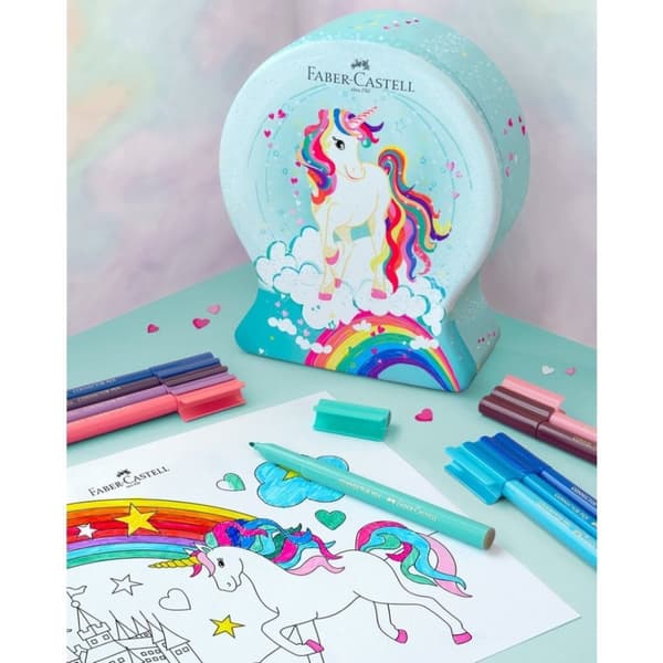 Faber Castell FC-155544 Filtpenna Connector Snow Globe Unicorn 33 stycken