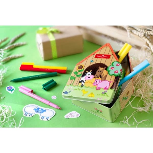 Faber Castell FC-155539 Filtpenna Connector Farm 18 Styck