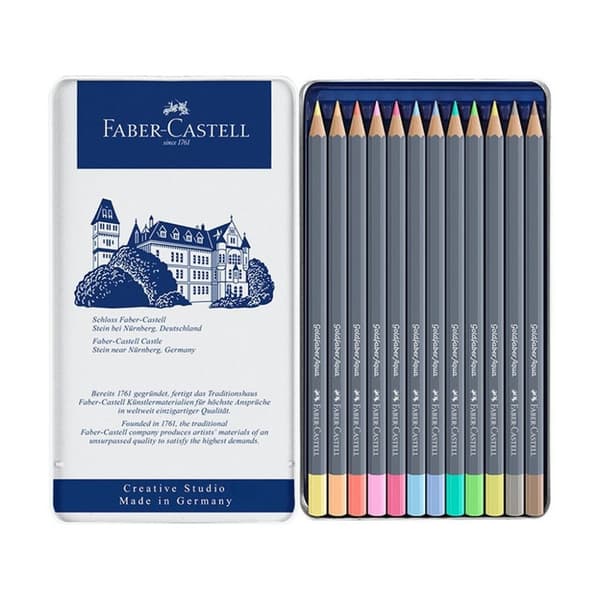 Faber Castell FC-114622 Goldfaber Aqua Pastel Akvarel blyanter 12 stk.