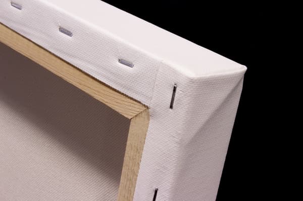 Kangaro K-820011 Målarduk 3D 40x50cm 380gram 100% Bomull. 3 X lager Gesso Primer, med 8 träkilar