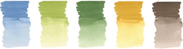 Faber Castell FC-160309 WK25Akvarelmærke FC AlbrechtD&uuml;rer 5 stykker Plein Air