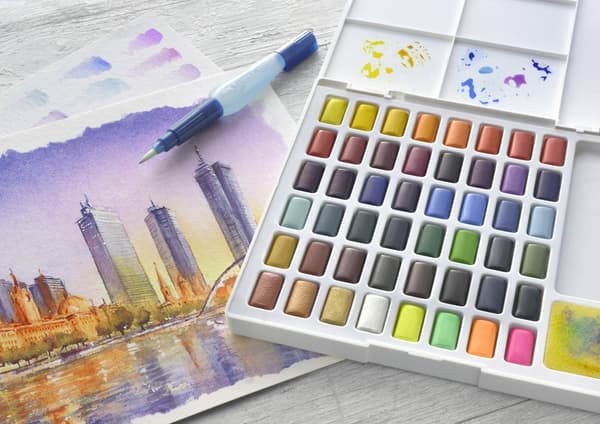 Faber Castell FC-169748 Akvarell Faber-Castell i kartong med 48 färger