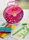 Miniatyrbillede 7 af 9: Faber Castell FC-155537 Connector filtpenne Håndtaske 33 stk