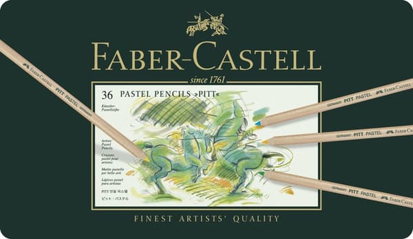 Faber Castell FC-112136 Pastelblyant Faber-Castell Pitt metalkasse A 36 stk.