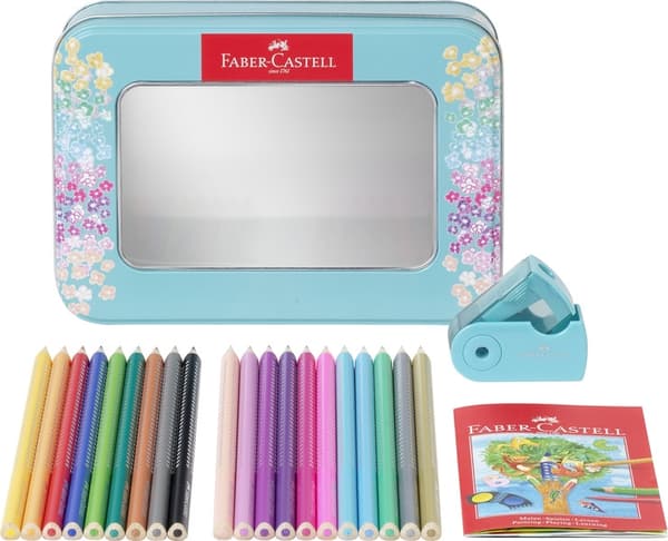 Faber Castell FC-201641 Sparkle Set Faber-Castell 20x färgpennor och 1x minipennvässare