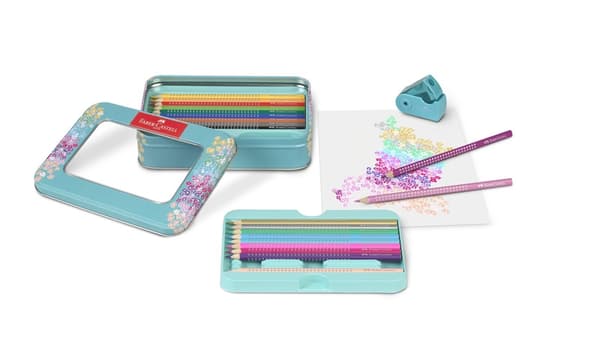 Faber Castell FC-201641 Sparkle Set Faber-Castell 20x färgpennor och 1x minipennvässare