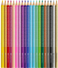 Miniatyrbild 5 av 9: Faber Castell FC-201641 Sparkle Set Faber-Castell 20x färgpennor och 1x minipennvässare