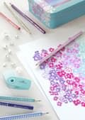 Miniatyrbild 7 av 9: Faber Castell FC-201641 Sparkle Set Faber-Castell 20x färgpennor och 1x minipennvässare