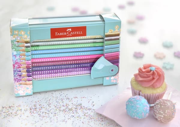 Faber Castell FC-201641 Sparkle Set Faber-Castell 20x färgpennor och 1x minipennvässare