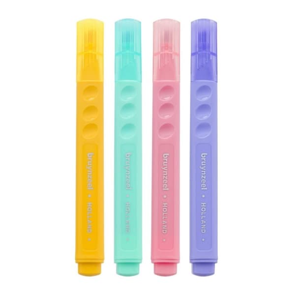 Bruynzeel Highlighters Pastelfarver 4 stk