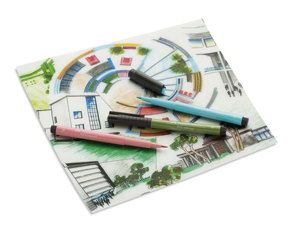 Faber Castell FC-167107 Tegnepen Faber-Castell Pitt Artist Pen Manga 8-delt Penalhus Basic
