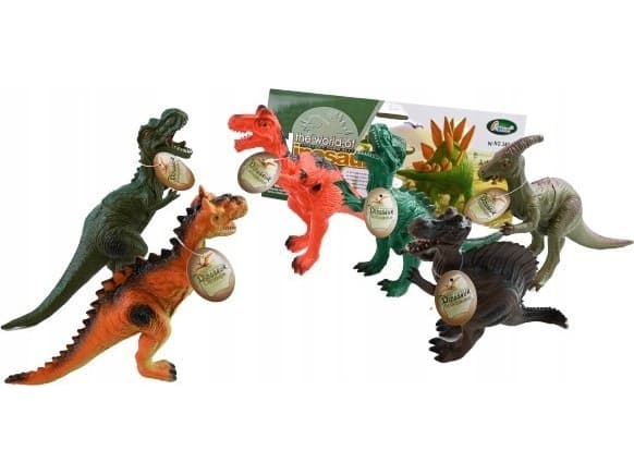 Icom Dinosauriefigur med visselpipa 6st