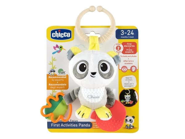 Chicco 00011566000000, Gutt/Jente, Integrerte biteringer, Gir fra seg lyd, Stoff, Plast, Flerfarget, 1 stykker