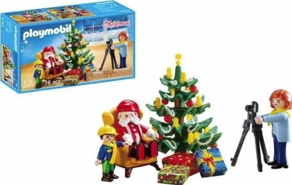 Playmobil Sett med julefigurer 5753 Foto med julenissen