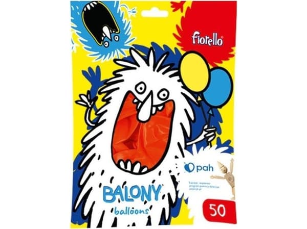 Fiorello ilmapallo metalli 12' punainen 50kpl FIORELLO FIORELLO