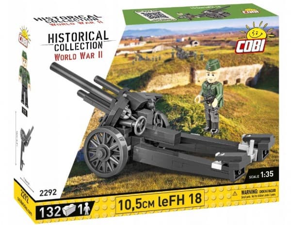 COBI HC andre verdenskrig haubits 10,5 cm Lefh 18 132kl 2292