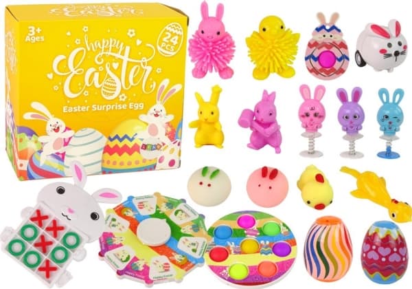 LeanToys Påsk Fidget Toys Anti-stress 18 delar