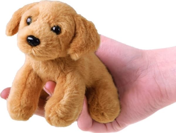 Yokomisiada maskotti koira pehmo istuva koira 13cm 13852