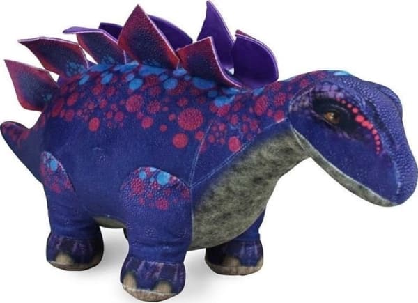 Ranok *PLUSH dinosaur stegosaurus, 48 cm, lilla