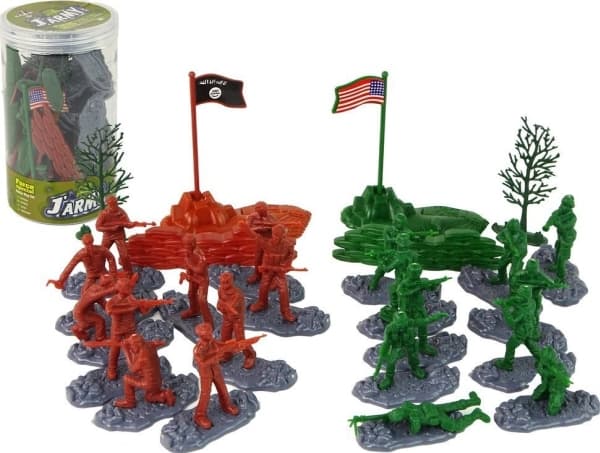 LeanToys Militär 48 delar