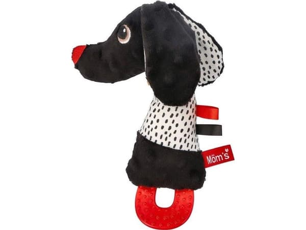 Hencz Toys Jamiś vinkulaite, jossa on kontrastinen narskuttelulaite