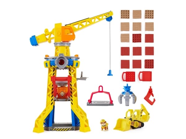 Rubble & Crew Bark Yard Crane Tower Playset