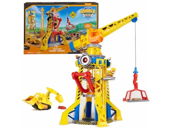 Rubble & Crew Bark Yard Crane Tower Playset