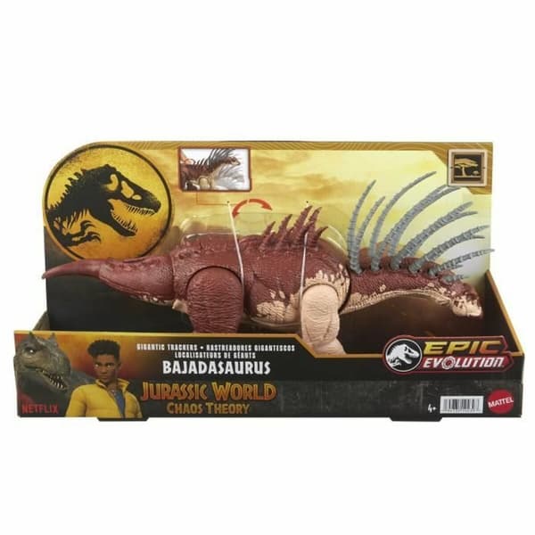 Dinosaurio kvinne dejevel Jurassic World Bajadasaurus HTK80 Dinosaurio kvinne dejevel Lyd