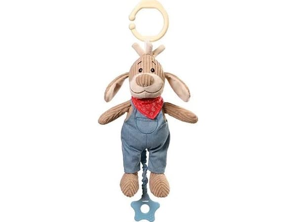 BabyOno 1124/01 HUNDELEKE Corduroy musikkboks GARDENER HUND